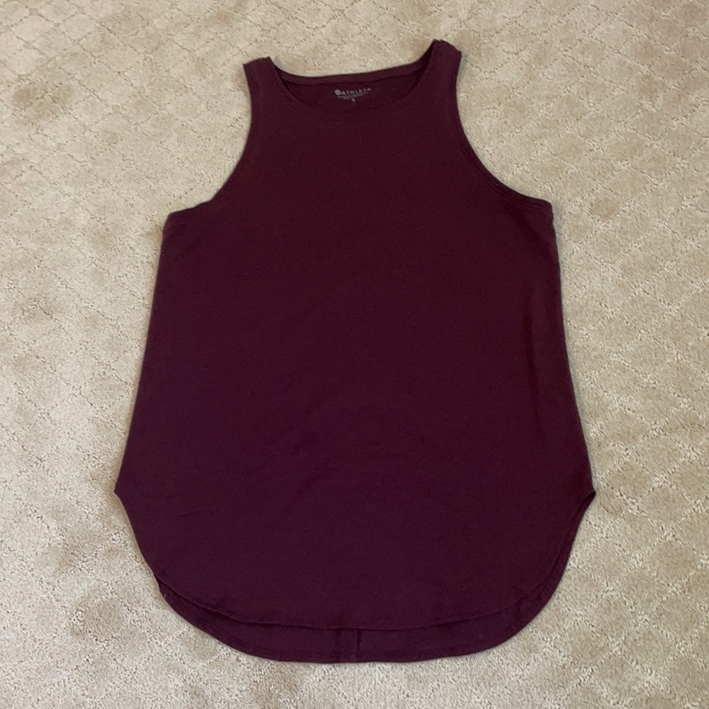 Athleta tank in beautiful burgundy 💕